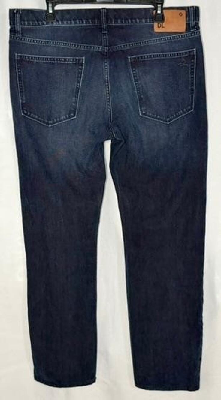DL1961 Jeans Mens 36 Blue Denim DLX 360 Comfort Stretch Straight Leg